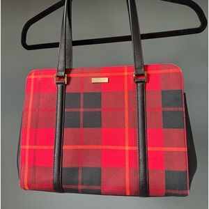 Kate Spade Buffalo Plaid Handbag
